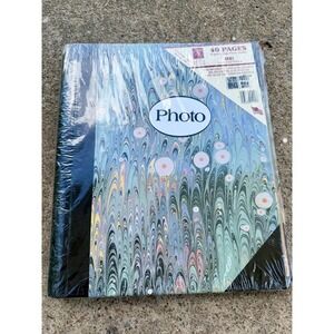 MBI The Album People Vintage Magnetic Photo Album 40 Pages Marbled Peacock 1209